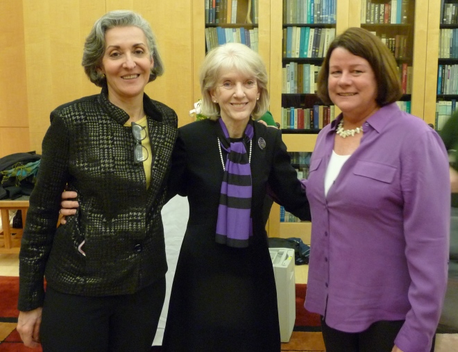 From left: Carmen Portillo,  Jeanie S. Kayser-Jones, Nancy Dudley